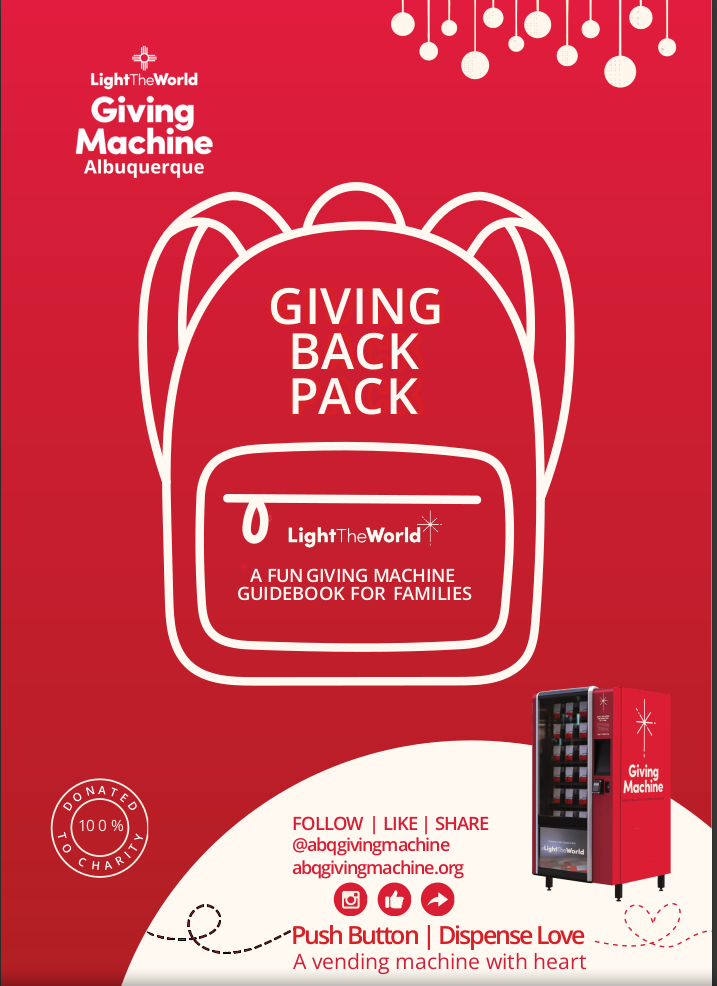 Activities - Giving Back Pack - A Fun Giving Machine Guidebook for Families